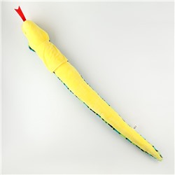 Мягкая игрушка «Змея», 112 см, зелёная