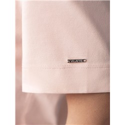 Свободная футболка с принтом из премиального хлопка с эластаном