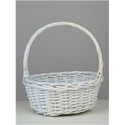 Корзина плетёная Des, ива, белый