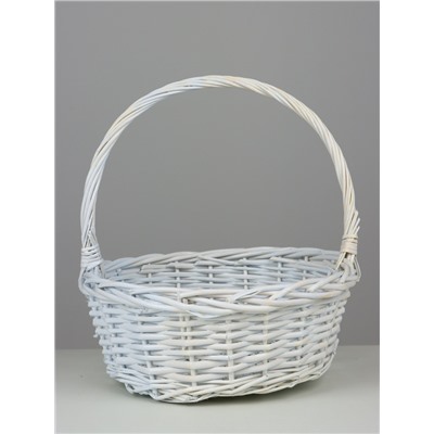 Корзина плетёная Des, ива, белый
