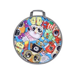 Ледянка мягкая Sova, круглая, d=45 см, толщина 1.2 см, голубая