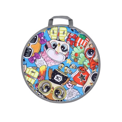 Ледянка мягкая Sova, круглая, d=45 см, толщина 1.2 см, голубая