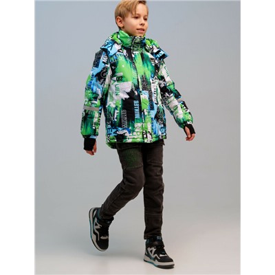 Куртка текстильная с полиуретановым покрытием для мальчиков