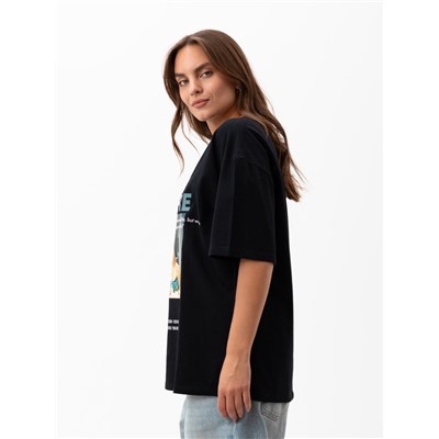 Футболка женская MIST Culture, размер 44, чёрная