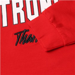 Джемпер для мальчика MINAKU: Exclusive print, красный, рост 116 см