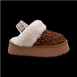 Угги (тапочки) на меху V134 коричневые