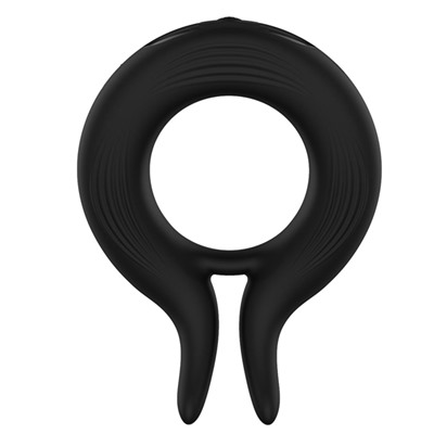 Черное эрекционное кольцо Marry Me Rechargeable Vibrating Cockring
