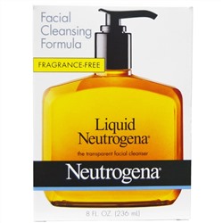 Neutrogena, Neutrogena жидкая, очищающее средство для лица, 8 жидких унций (236 мл)