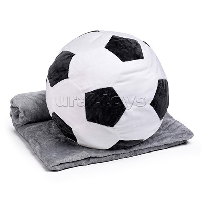 Мягкая игрушка "Мягкий мяч" с пледом (110х150)