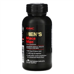 GNC, Men's Maca Man, 60 Vegetarian Caplets
