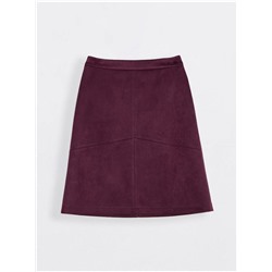 Юбки CONTE DESIRE Замшевая юбка А-силуэта c рельефными линиями