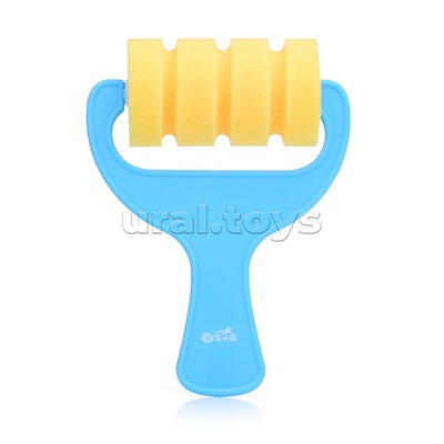 Набор валиков фигурных "Cosmo" 4 шт - 4 формы, из спонж-материала, пластиковая ручка, в пластиковой упаковке с подвесом