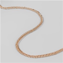Цепочка для сумки, витая, железная, 7×9.9 мм, 10±0.5 м, цвет золотой