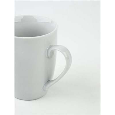 Кружка с ложкой керамическая Дорого внимание «Начни день с улыбки», 310 мл