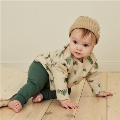 Джемпер детский «Крошка Я. Еловые веточки», рост 68-74 см