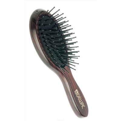 Dewal Щетка массажная деревянная мини / Coffee BR-20100, коричневый 2824