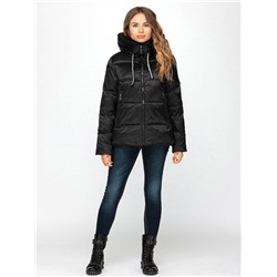 VS190128 черн Пуховик женский (40-48)