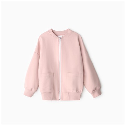 Джемпер для девочки MINAKU, пудровый, рост 146 см