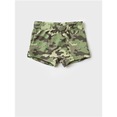 Плавки-шорты трикотажные для мальчиков, короткие