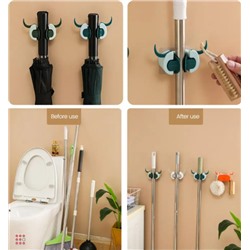 Держатель для швабры настенный