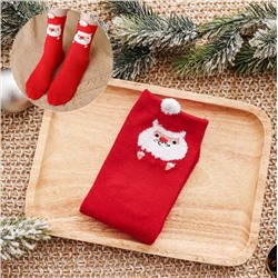 Носочки новогодние Санта 1 пара (Размер 36-39)