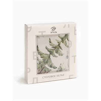 Скатерть «Этель. Лесная сказка», 148×112 ±2 см с ГМВО, 100% хлопок, саржа 190 г/м²