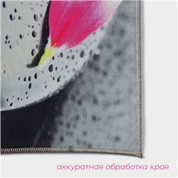 Коврики для ванной и туалета Доляна «Камни», 2 шт., 40×45 см, 45×75 см