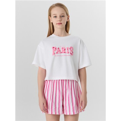 КОМПЛЕКТ ДЛЯ ДЕВОЧЕК (ФУТБОЛКА, ШОРТЫ) 397764