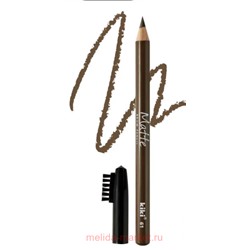 Kiki Карандаш для бровей eyebrow matte тон 61 светло-коричневый с щеточкой-расческой