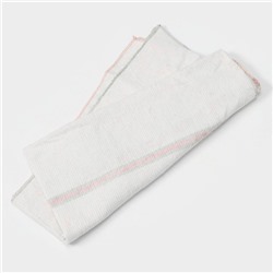 Тряпка для мытья пола Доляна, вискоза-ХПП, с оверлоком, 75×100 см, плотность 220 г/м², белая