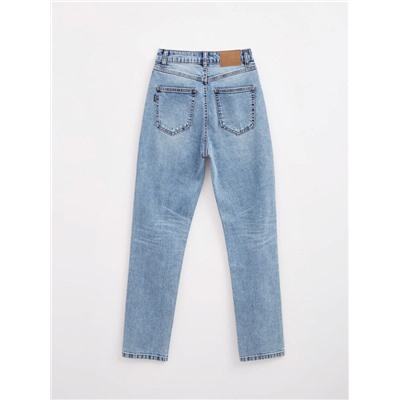 Джинсы женские CONTE Джинсы mom slim CON-400 c высокой посадкой
