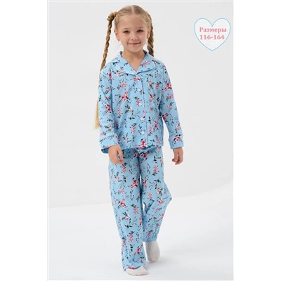 Пижама с брюками Бутоньерка кант НАТАЛИ, 1071259