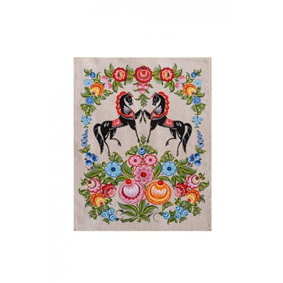 Полотенце кухонное Роспись (Бежевый)