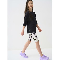 Фуфайка трикотажная для девочек (футболка)