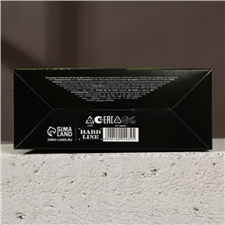 Подарочный набор косметики «Сталь и сила», гель для душа 250 мл и мочалка для тела, HARD LINE