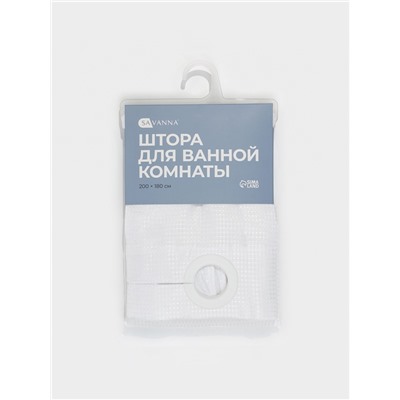 Штора для ванной SAVANNA «Богемия», 200×180 см, полиэстер