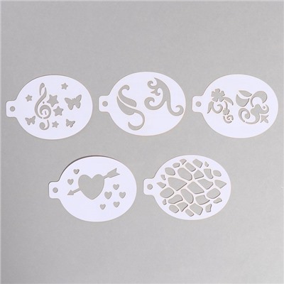 Трафареты для грима «Девочки» 15 листов, многоразовые