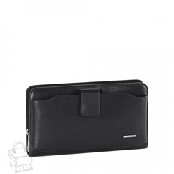 Клатч мужской кожаный 20931 black Pratero
