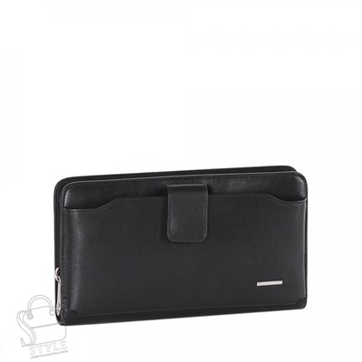 Клатч мужской кожаный 20931 black Pratero