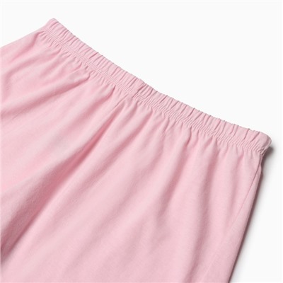 Пижама женская (футболка, шорты) Tusi, размер 48, цвет пудра