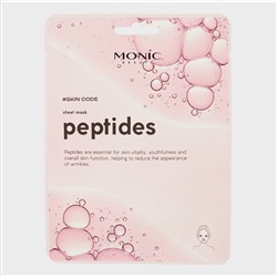 Маска для лица MONIC BEAUTY MB Skin Code Тканевая ПЕПТИДЫ 25мл