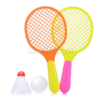 Набор игровых ракеток (2 ракетки, волан, мяч)