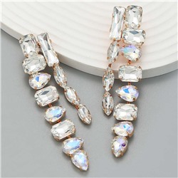 Серьги длинные на гвоздиках арт. 13 1652 (id 267294)