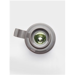 Термос 1 л, 11×31 см, со стеклянной колбой, пластик, голубой