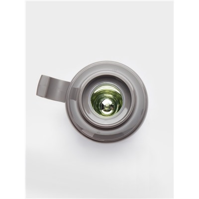 Термос 1 л, 11×31 см, со стеклянной колбой, пластик, голубой