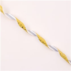 Лента новогодняя декора и подарков, «Елки», золотая, 2 см × 50 м