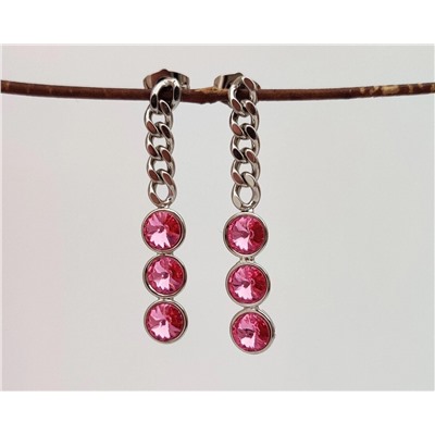 Серьги с кристаллами Swarovski