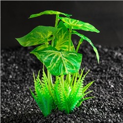 Растение искусственное аквариумное, 11.5×11.5×14.5 см