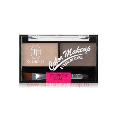 Triumph Тени для бровей тон 02 бежево-коричневая гамма Eyebrow Cake СТЕВ01 6 гр