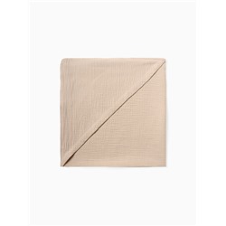 Полотенце - уголок муслиновое «Крошка Я», 75×75 см, хлопок 100%, бежевое